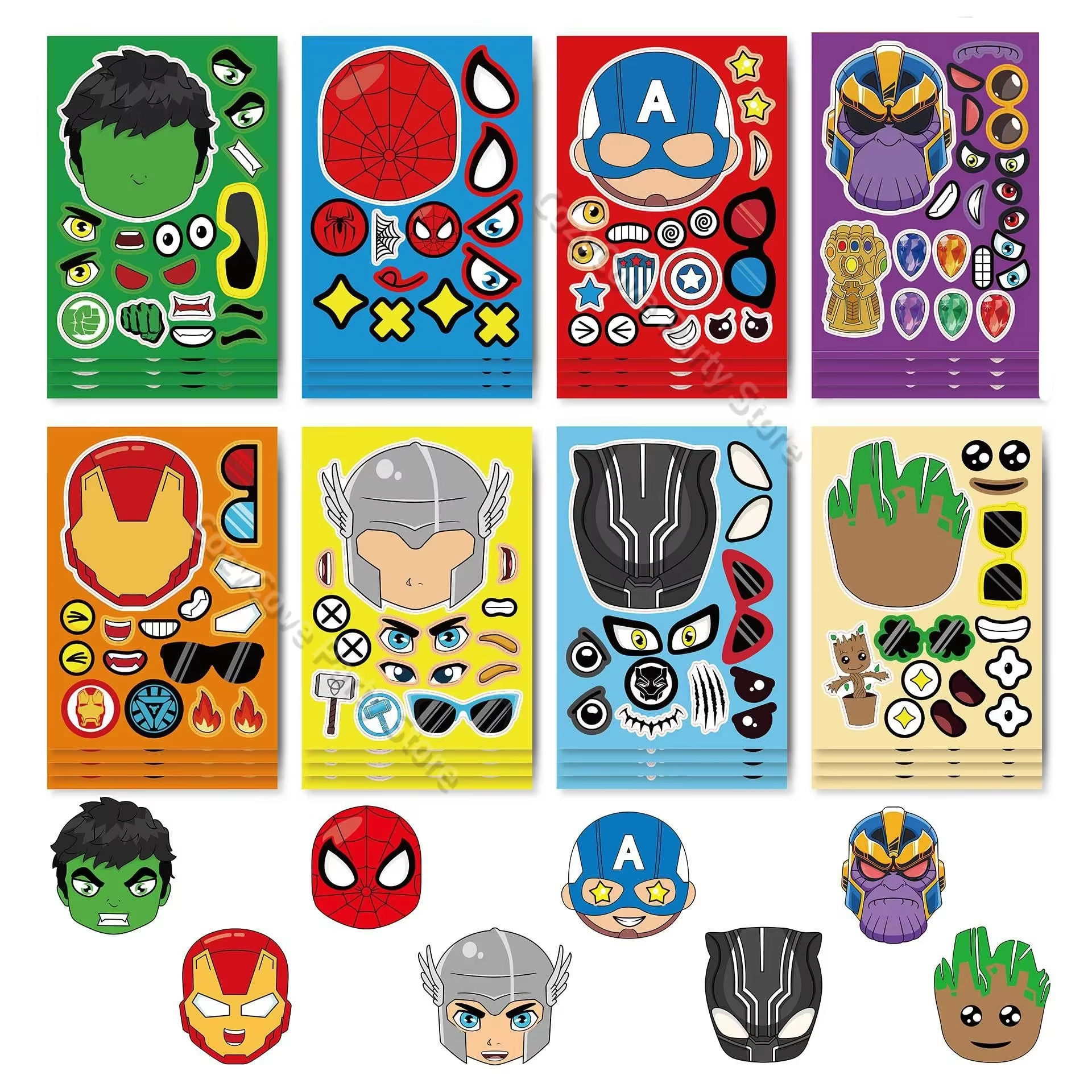 Avengers Party Favors Gifts Su - Kids Face Mask recension och pris