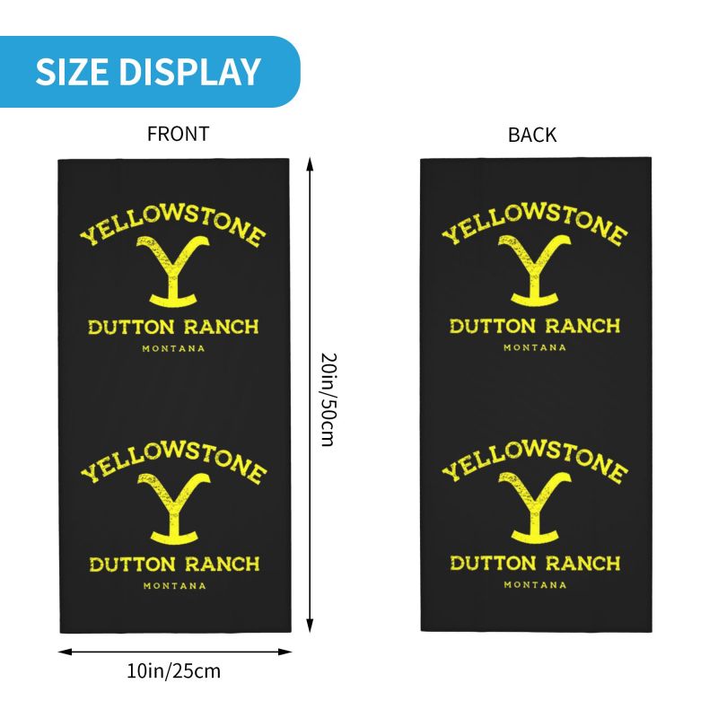 Yellowstone Dutton Ranch Print - Neck Gaiter Face Cover recension och pris