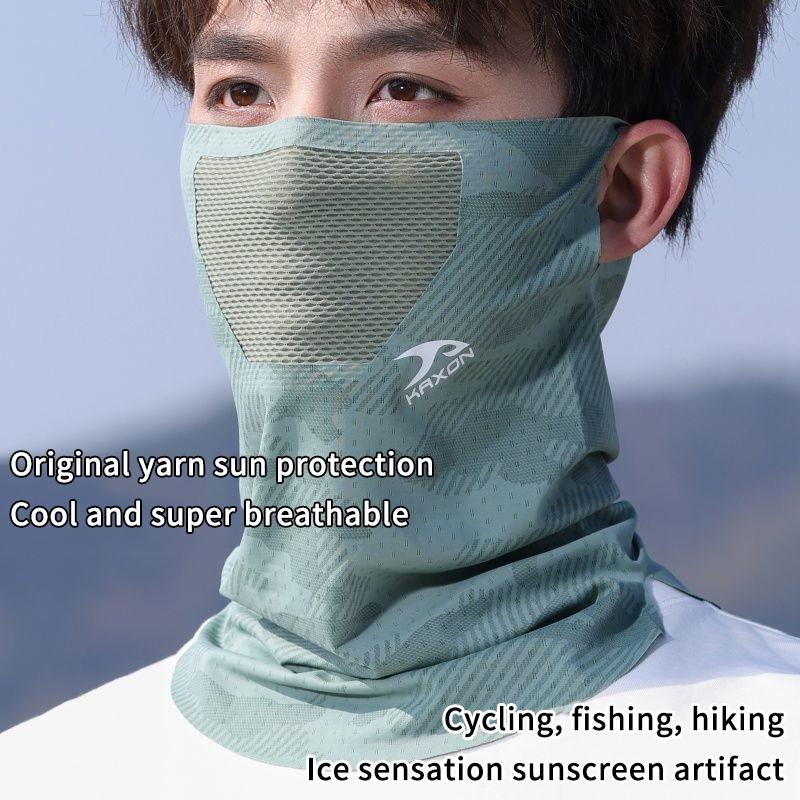 Ice Silk Summer Face Mask with - Sports Mask Breathable recension och pris
