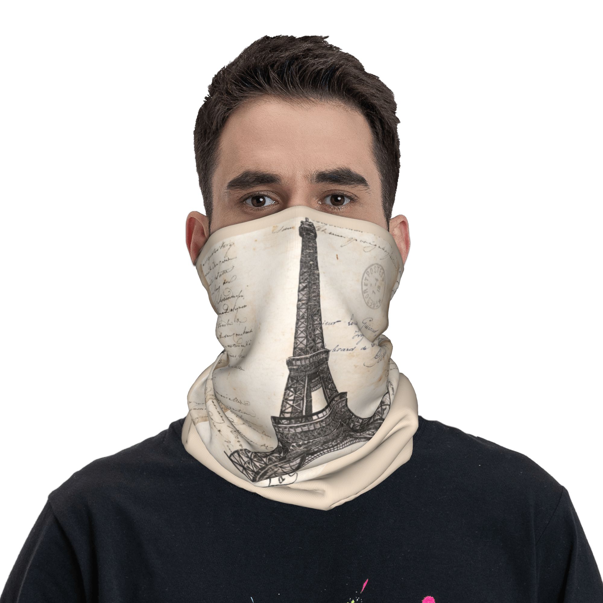Custom La Tour Eiffel Tower Ba - Neck Gaiter Face Cover recension och pris