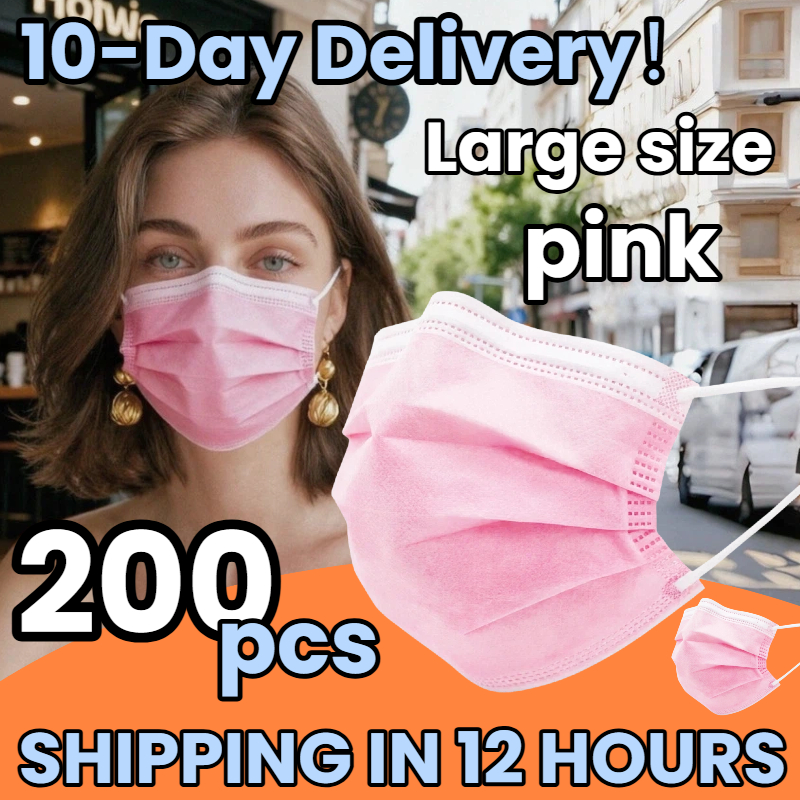 200Pcs Value Pack! Pink Dispos - Disposable Surgical Mask recension och pris