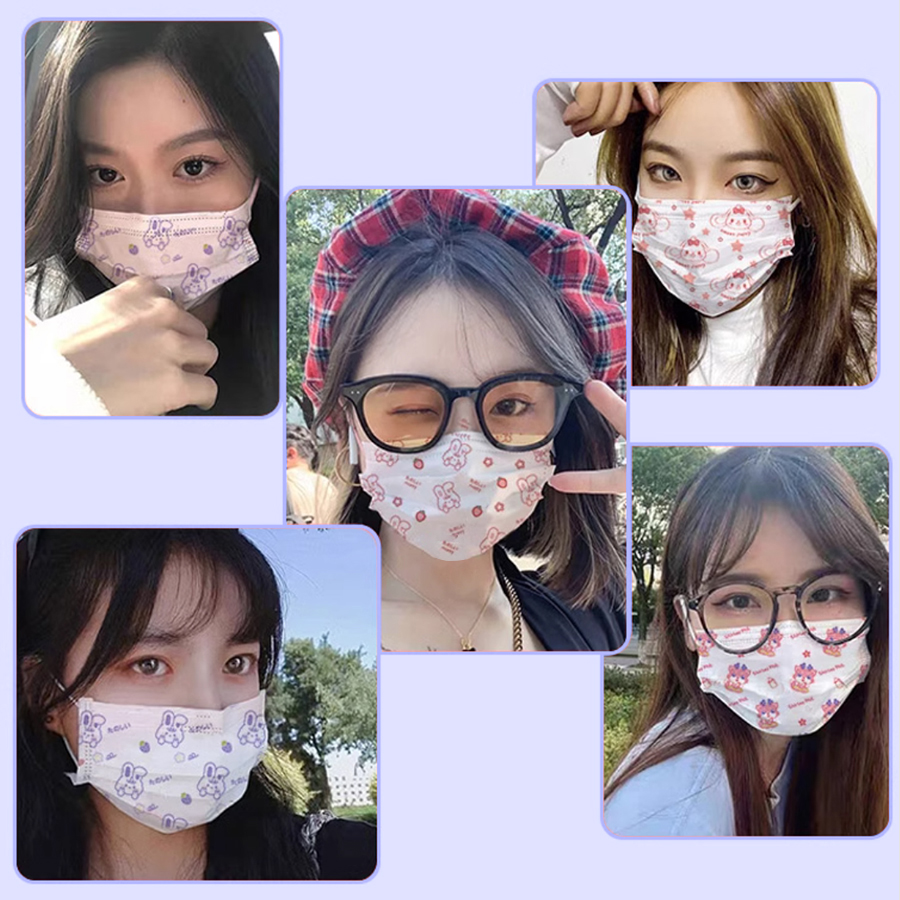 Cartoon Face Mask Adult Childr - Disposable Surgical Mask recension och pris