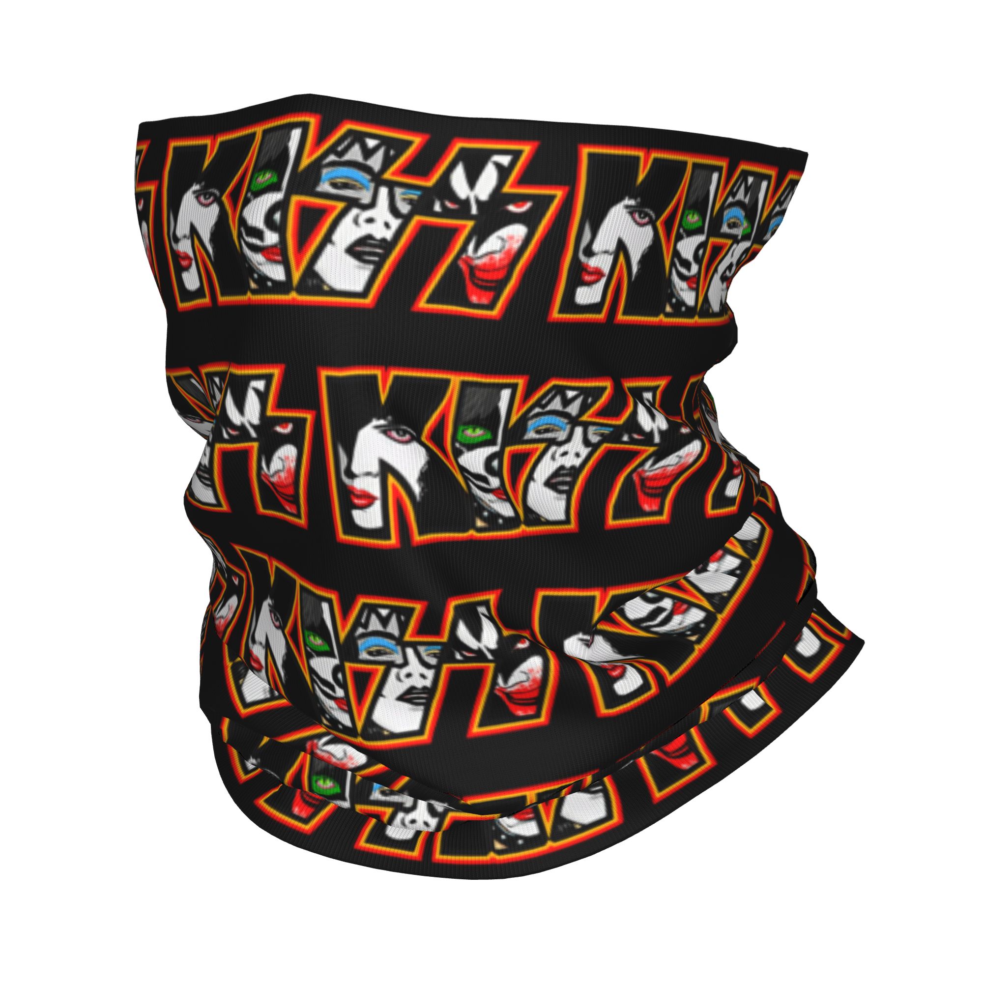 Custom Heavy Metal Rock K-Kiss - Neck Gaiter Face Cover recension och pris