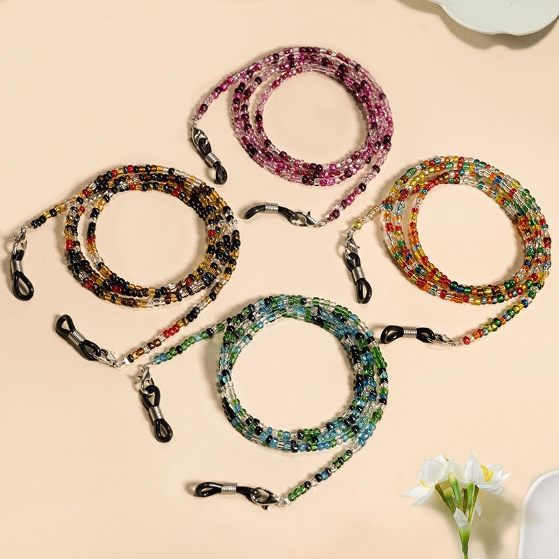 Crystal Glasses Chain For Wome - Mask Chain Holder recension och pris