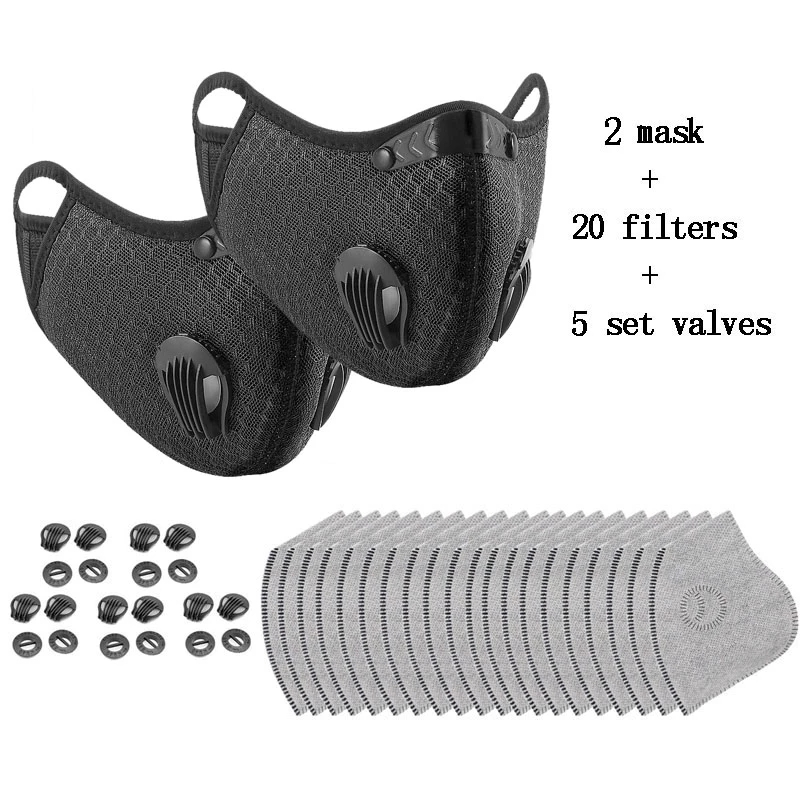 Cycling Face Mask with Filter  - Dust Mask Construction recension och pris