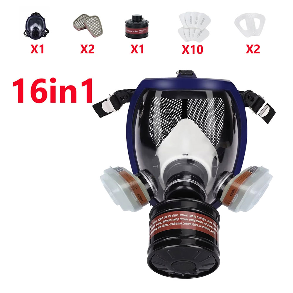 Full face respirator Gas Mask  - Dust Mask Construction recension och pris