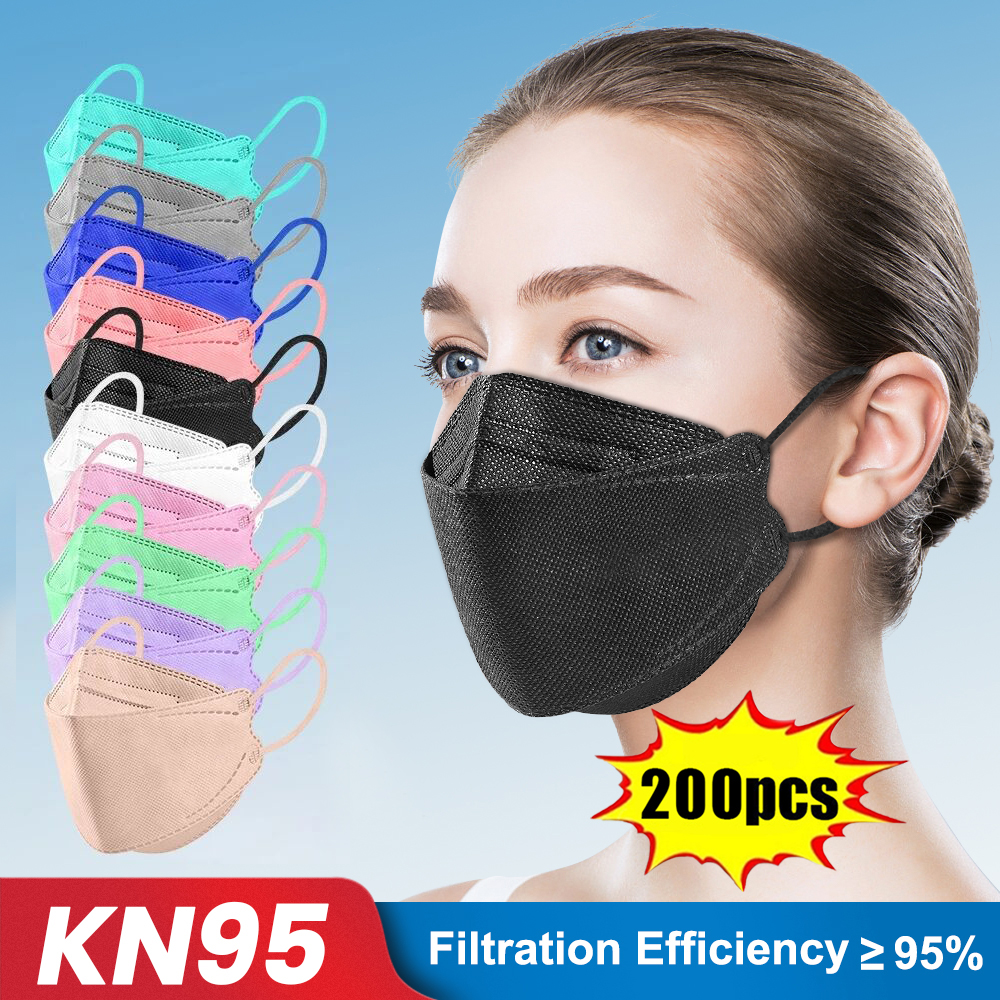 10-200pcs ffp2 mascarillas CE  - Anti Pollution Mask recension och pris