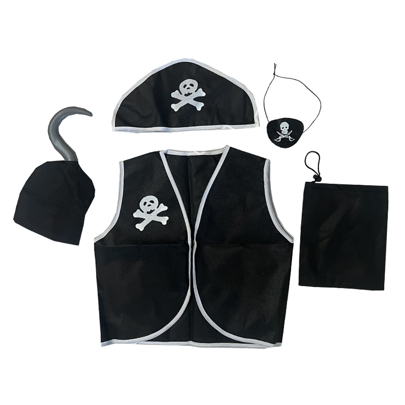 Carnival Boys Pirate Costume C - Black Face Mask Pack recension och pris