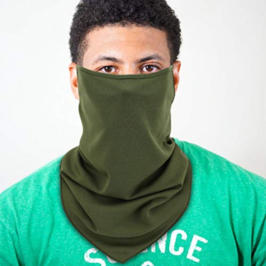 Scarf Mask Bandana with Ear Lo - Black Face Mask Pack recension och pris