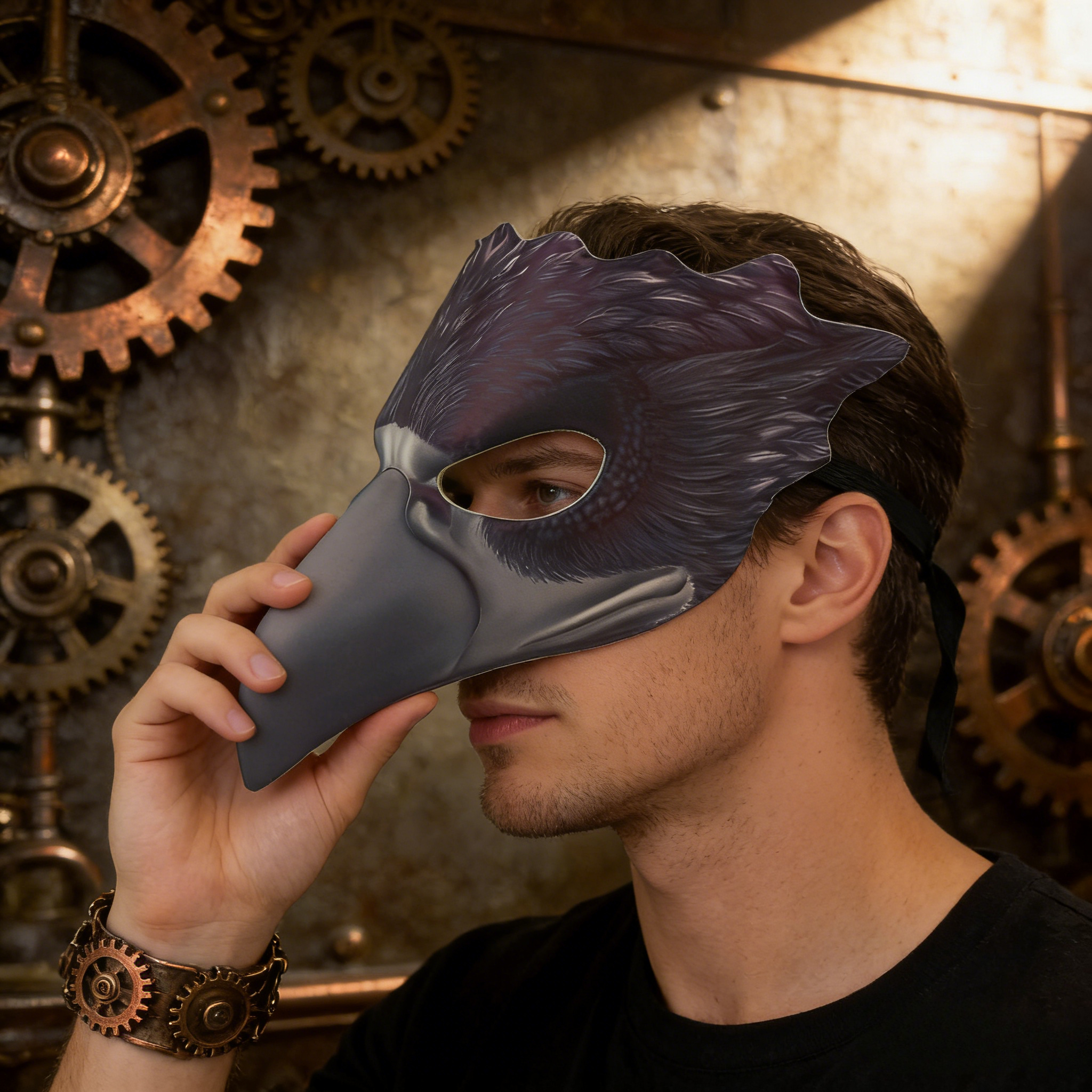 Printed Eagle Mask Various Bir - Respirator Half Face recension och pris