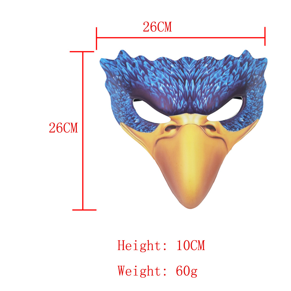 Printed Eagle Mask Various Bir - Respirator Half Face recension och pris