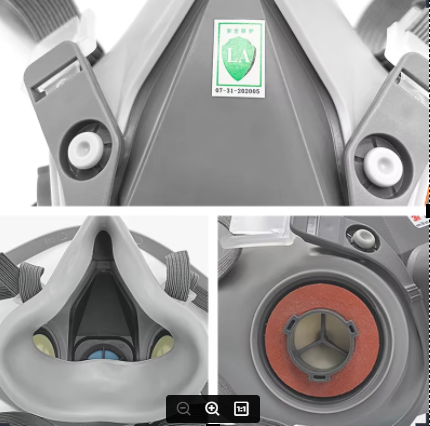 M 6100=S/ 6200=M/ 6300 =L resp - Dust Mask Construction recension och pris