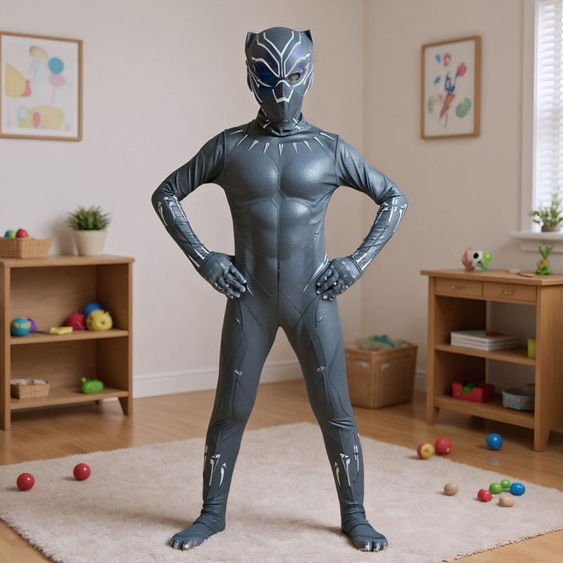 3-12Y Boy's Black leopard Cost - Black Face Mask Pack recension och pris