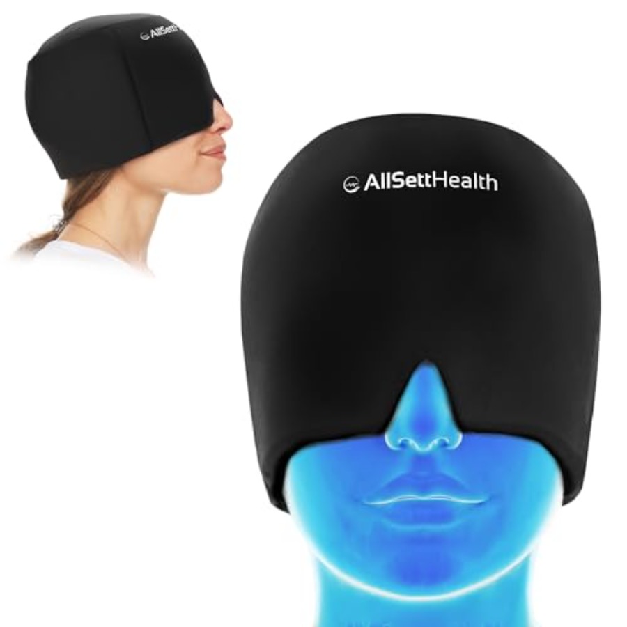 Migraine Relief Cap Ice Head W - Black Face Mask Pack recension och pris