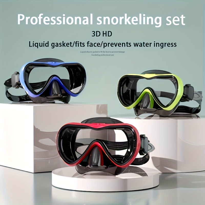 Adult Snorkel Mask, HD Tempere - Silicone Mask Bracket recension och pris